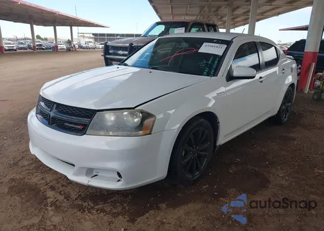 2014 Dodge Avenger Sxt from USA, damaged, VIN 1C3CDZCB8EN234968